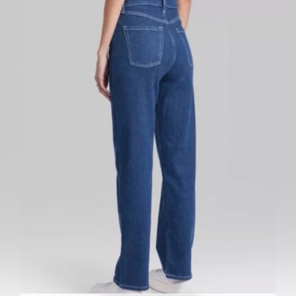 Wild Fable Super High Rise Straight Jeans - Picture 2 of 5